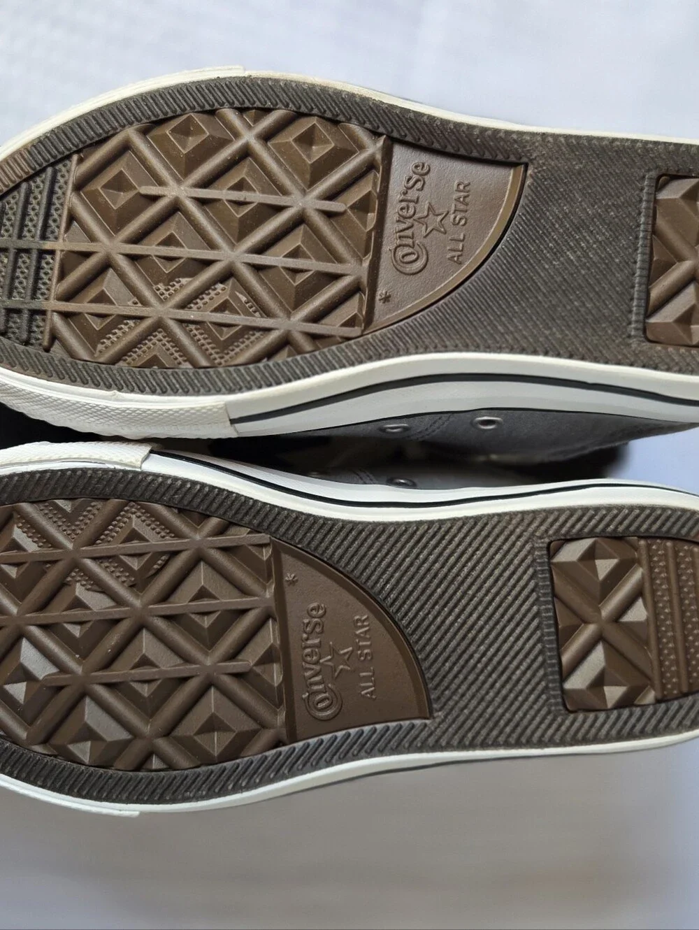 Converse Low Top Sneakers in Gray with Pink Accents